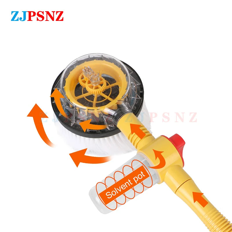 Car Auto 360Degree Rotary Wash Brush Kits Automatic Rotating Adjustable Dip Wash Brush High Pressure Washer for Vehicle Cleaning