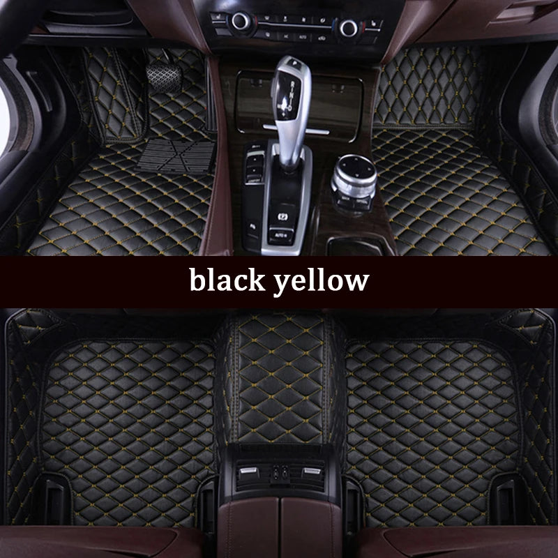 Custom Car Floor Mats for CHEVROLET all models Blazer Cruze Captiva Corvette Aveo Impala Camaro Malibu Volt Equinox Spark