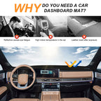 Car Dashboard Mat For Hyundai Santa Fe MX5 MK5 2024 2025 2026 Dashmat Avoid Light Pads Sun Shade Carpet Cover Auto Accessories