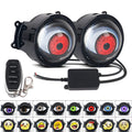3 inch Devil Eye Led Car Dynamic Lights 33 Pattern Cool Decoration LED Headlight Assembly Modified Eagle Eye Light Car Accessory