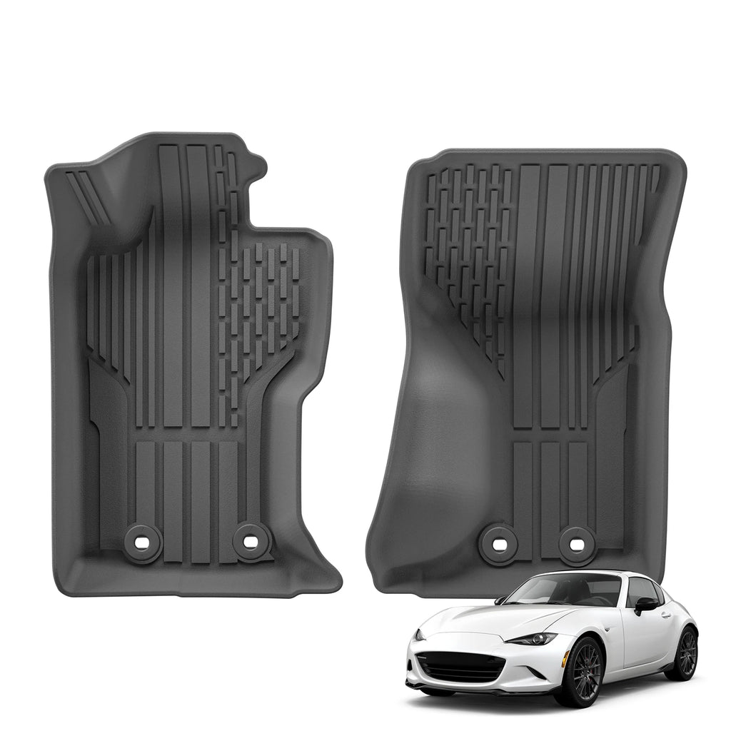 Left Hand Drive for Mazda MX-5 Miata MX5 MX 5 Mazda Roadster 2016 -2024 TPE 3D Car Floor Mats Fiat 124 Spider 2017-2018 1st Row