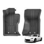 Left Hand Drive for Mazda MX-5 Miata MX5 MX 5 Mazda Roadster 2016 -2024 TPE 3D Car Floor Mats Fiat 124 Spider 2017-2018 1st Row