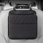 Car multifunctional storage box folding leather storage bag for car seat back storage bag storage bag