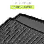 for Jimny Jb64W 2019 2020 2021 2024 TPE Trunk Mats Wear-Resistant Rear Trunk Pads Waterproof Boot Mats Car Interior Accessories