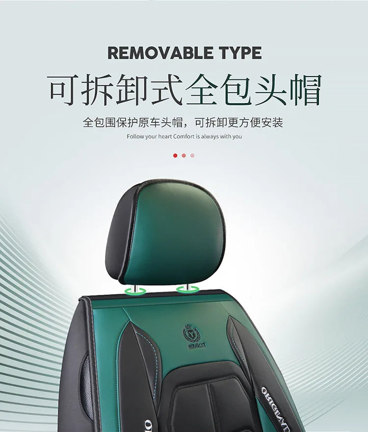 5-Seat Full Coverage Car Seat Covers Set, Suitable for All Seasons, and Featuring Thick, Comfortable, Car Seat Protection Cover