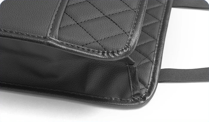 Car multifunctional storage box folding leather storage bag for car seat back storage bag storage bag