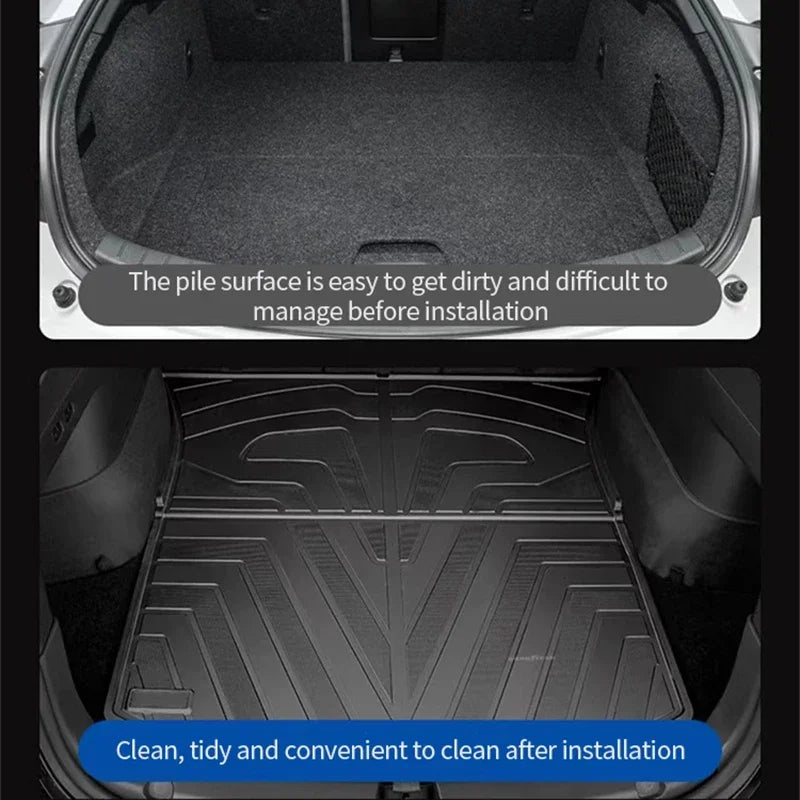 TPE Car Boot Trunk Mats For Li Auto L7 Lixiang L7 2023 2024 2025 Waterproof Rear Trunk Mats Carpet Storage Pads Auto Accessories