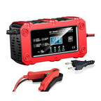 12V 6A Car Automatic Smart Battery Charger for Car Motorcycle Battery Repair With LCD Display for Lead-acid AGM EFB GEL EU Plug