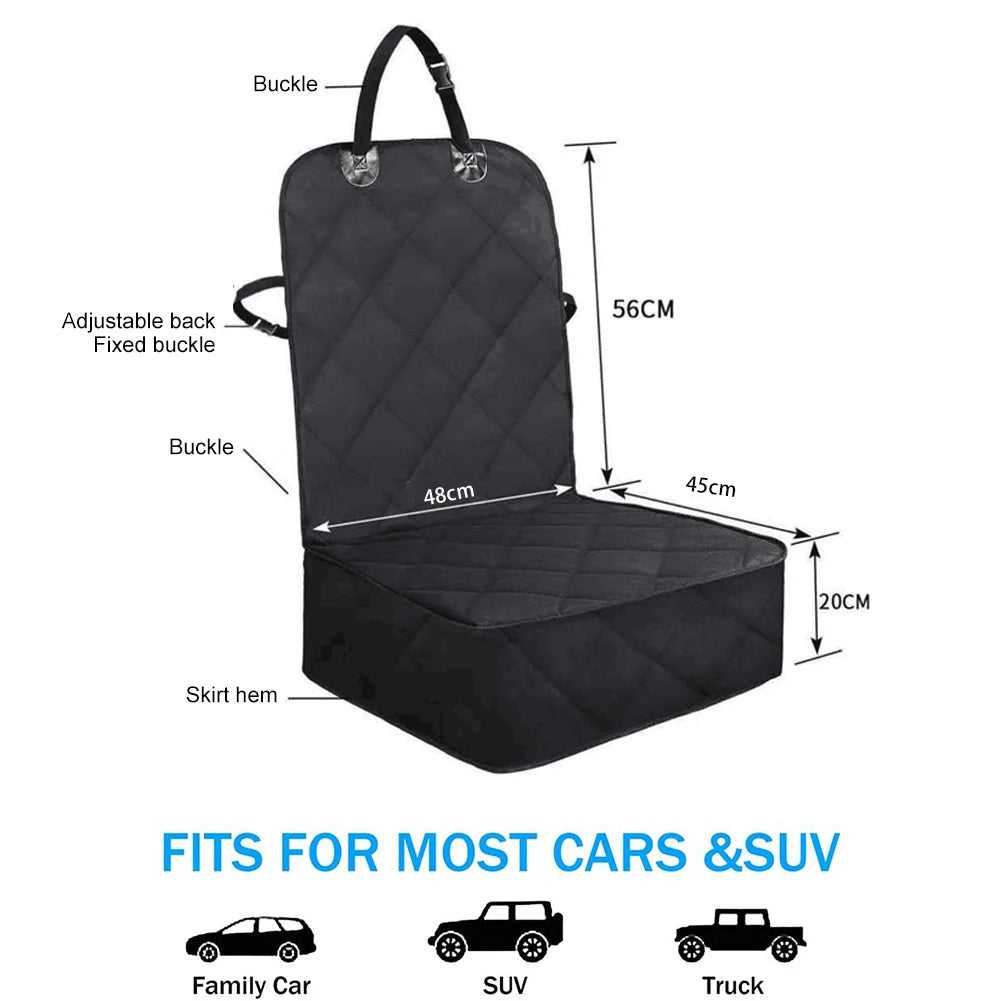 Car Rear Back Seat Mat Waterproof Non-Slip Car Rear Seat Mat Cushion Protector Back Seat Pet Cover Protector for Cars Trucks SUV