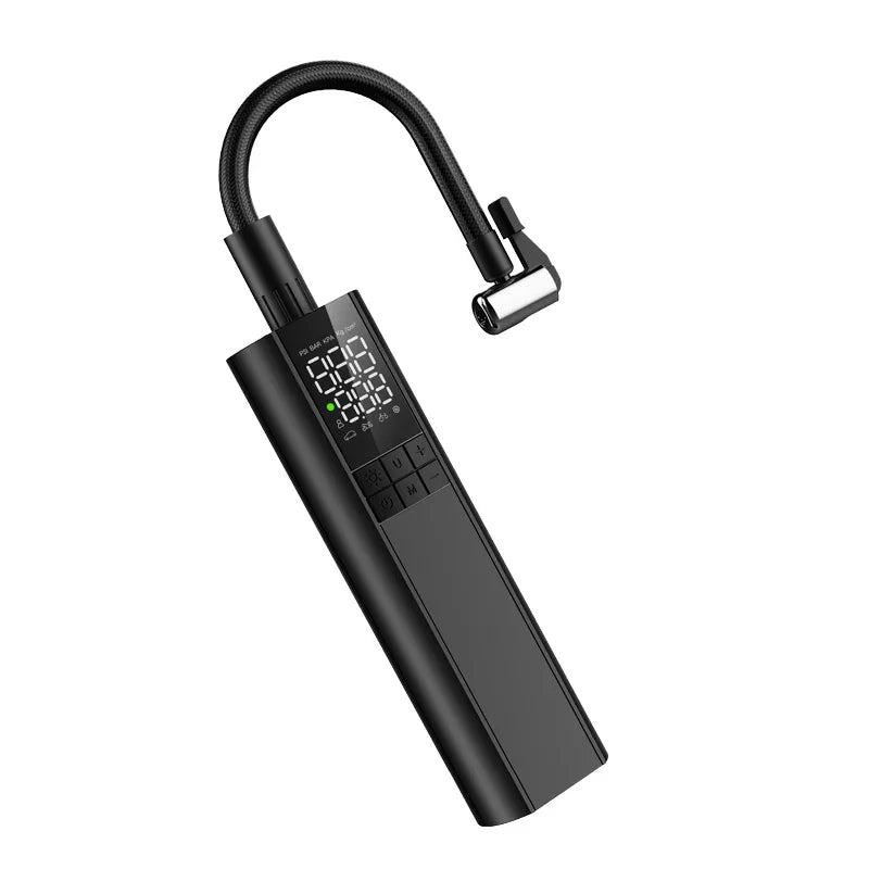 150PSI Electric Vehicle Inflator Pump for Tires Inflate Tire Pressure Detecting with Emergency Lighting Intelligent and Safe