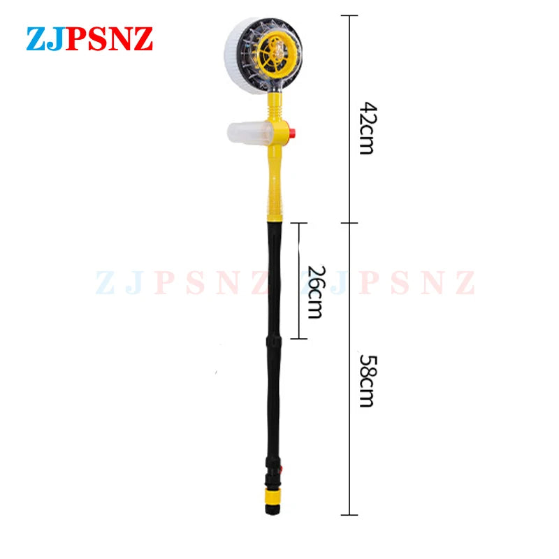 Car Auto 360Degree Rotary Wash Brush Kits Automatic Rotating Adjustable Dip Wash Brush High Pressure Washer for Vehicle Cleaning