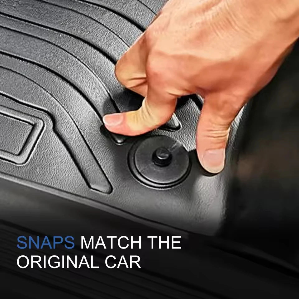 Car Trunk Mat For Subaru Forester 2019-2024 TPE Floor Mats All Weather Backrest Mat Rear Trunk Pad Cargo Liner Anti Dirty Pads