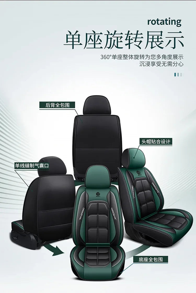 5-Seat Full Coverage Car Seat Covers Set, Suitable for All Seasons, and Featuring Thick, Comfortable, Car Seat Protection Cover
