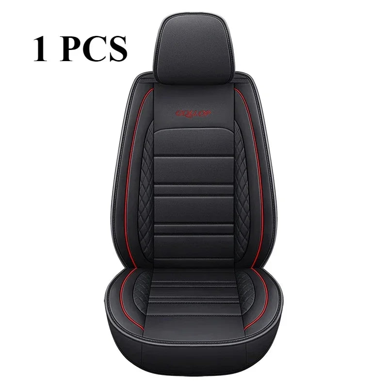 Full Coverage Pu Leather Car Seat Covers for Dacia Duster Sandero Renault Clio Fiat Panda Lancia Seat Arona Cors Car Accessories