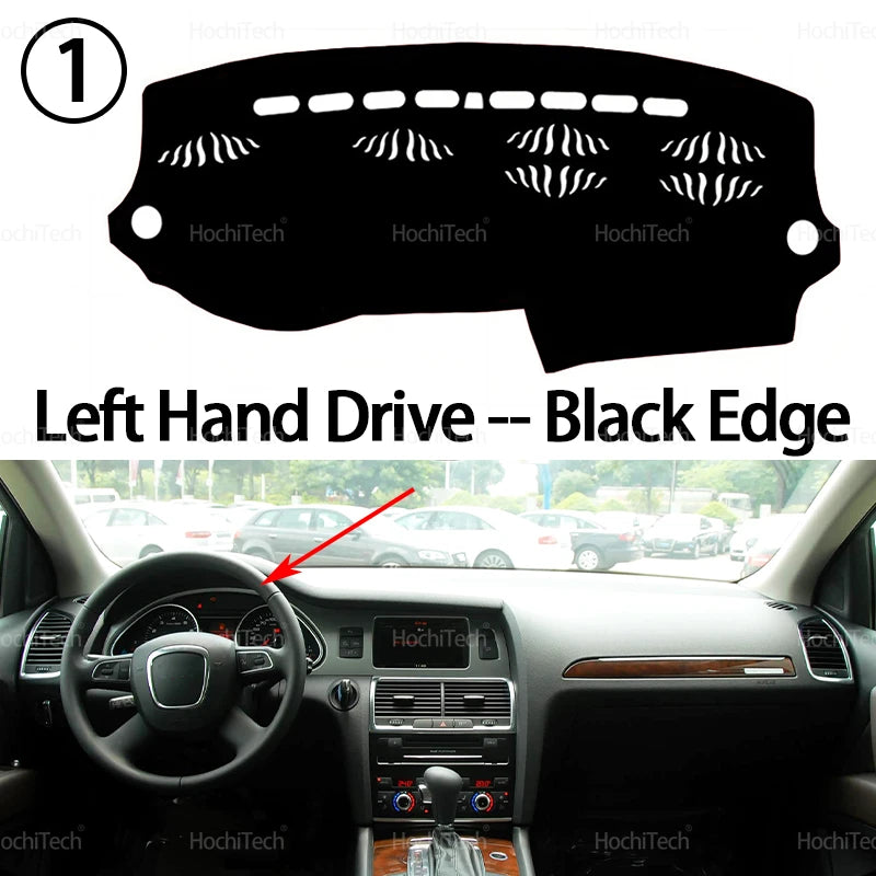 Car Dashboard Mats Covers for Audi Q7 2006 2007 2008 2009 2010 2011 2012 2013 2014 2015 Sun Shade Instrume Panel Accessories