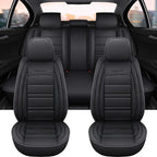 Full Coverage Pu Leather Car Seat Covers for Dacia Duster Sandero Renault Clio Fiat Panda Lancia Seat Arona Cors Car Accessories