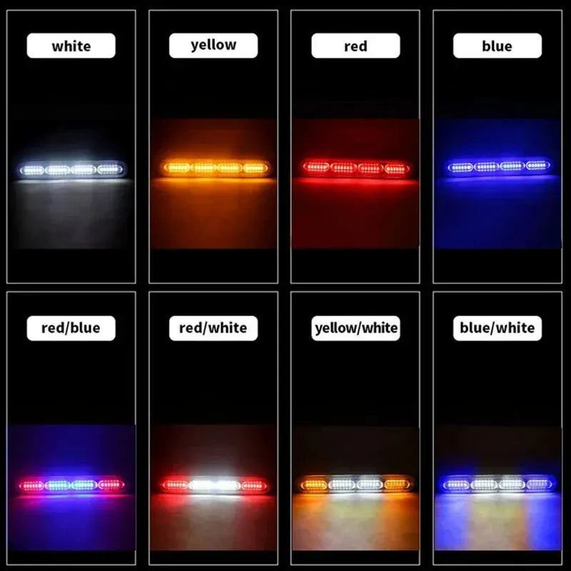 12V-24V 24LED LED Car Truck Body LED Light Side Light Warning Emergency Light Without Battery For Cars Van Truck Motorcycle