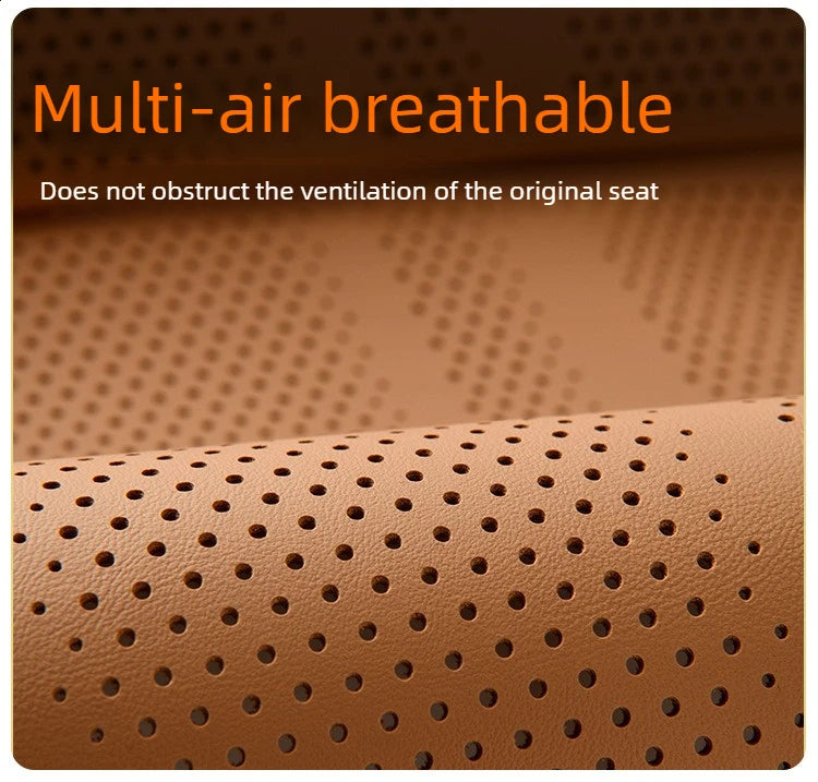 Universal Car Seat Cushion Leather Breathable Non-slip  Seat Extended Footrest Driver and Passenger Leg Rest Car Seats Cover