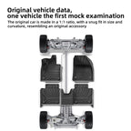 for Polestar 4 2023 2024 2025 Car Floor Mats Cargo Liner Trunk Pad TPE 3D Foot Mat Waterproof All Weather Accessories BLACK