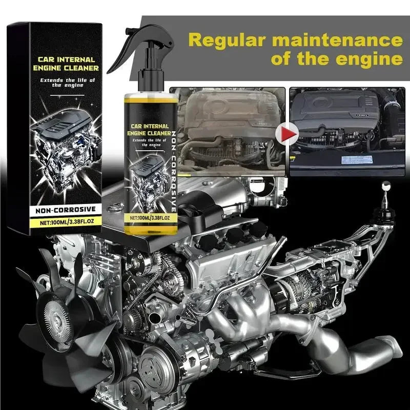 100ml Auto Engine Cleaner Degreaser Concentrate Wipe Remove Oil Clean Compartment Auto Cleaning Car Accessories Maintenance