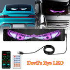 LED Eye for Car Window Screen Wireless Adhesive LED Light Blazexel Devil Eyes Light Flex LED Display Dynamic Eyes for Car