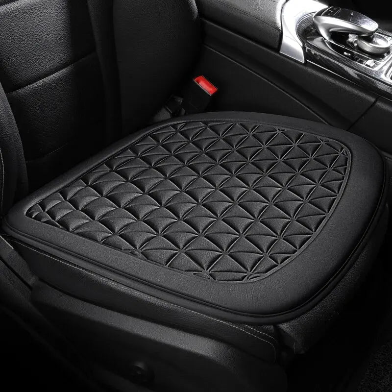 3D Suspended  Car Seat Cushion with Embossed Pattern,Separate Bottom Seat Cushion and Back Cushion Fit for Most Cars