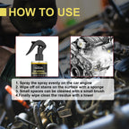 100ml Auto Engine Cleaner Degreaser Concentrate Wipe Remove Oil Clean Compartment Auto Cleaning Car Accessories Maintenance