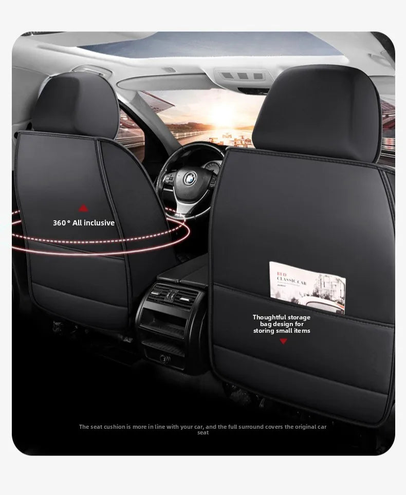 Full Coverage Pu Leather Car Seat Covers for AUDI Q5 Q2 Q3 Q6 Q7 Q8 S1 S4 S5 S6 SQ5 RS3 RS4 RS5 RS6 TT Car Accessories