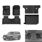 For Chery Jetour T2 2023 2024 2025 TPE 3D Floor Mats All Weather Front Rear Cargo Liner Trunk Mat Waterproof Anti-Slip Foot Pads
