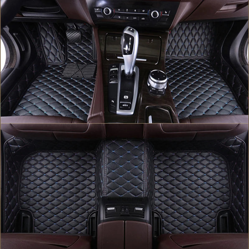 Custom Car Floor Mats for CHEVROLET all models Blazer Cruze Captiva Corvette Aveo Impala Camaro Malibu Volt Equinox Spark