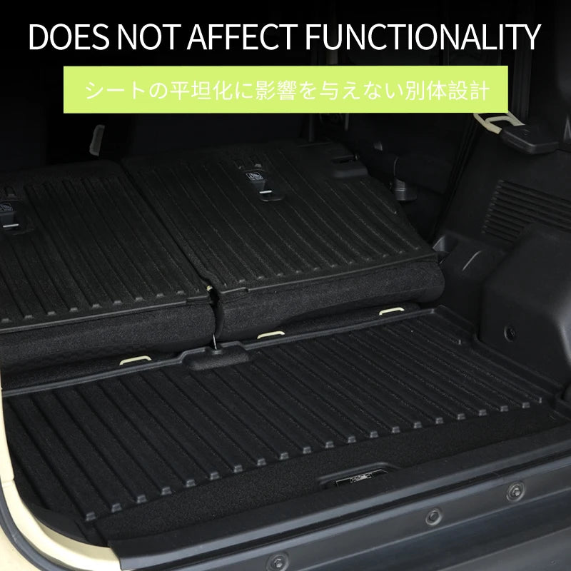 for Jimny Jb64W 2019 2020 2021 2024 TPE Trunk Mats Wear-Resistant Rear Trunk Pads Waterproof Boot Mats Car Interior Accessories