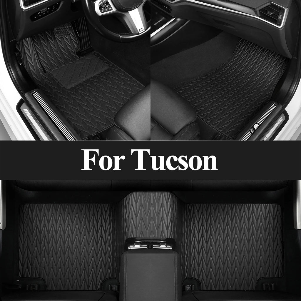 Custom car floor mat For Hyundai Tucson 2019-2021 Floor Mats All Weather Trunk Mats Floor Mat Waterproof Non-Slip