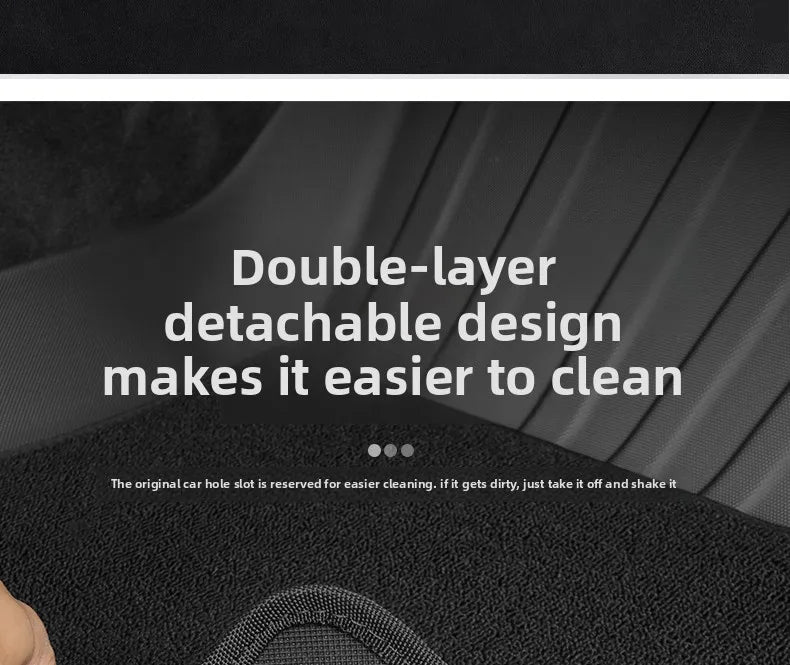 Car Floor Mats for Polestar 4 2024 2025 TPE Waterproof Non-slip Full Surround Floor Liner Mat Car Interior Accessories