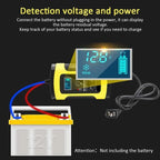 12V Full Automatic Battery Charger 110V 220V To 12V 6A LCD Display Smart Fast Auto Motorcycle Electric Car Truck Charger