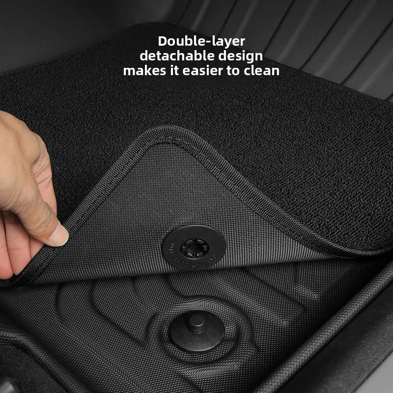 Car Floor Mats for Polestar 4 2024 2025 TPE Waterproof Non-slip Full Surround Floor Liner Mat Car Interior Accessories