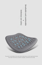 3D Suspended  Car Seat Cushion with Embossed Pattern,Separate Bottom Seat Cushion and Back Cushion Fit for Most Cars