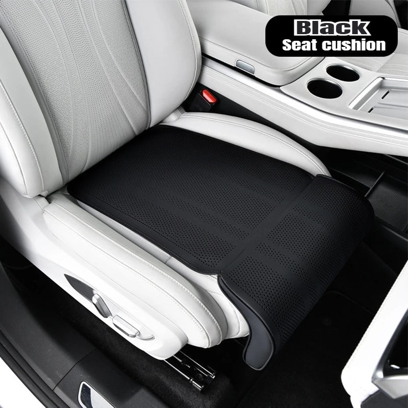 Car Seat Extended Footrest Driver and Passenger Leg Rest Universal Car Seat Cover Leather Breathable Non-slip Cars Seats Cover