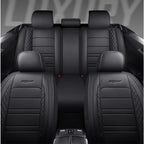Full Coverage Pu Leather Car Seat Covers for Dacia Duster Sandero Renault Clio Fiat Panda Lancia Seat Arona Cors Car Accessories