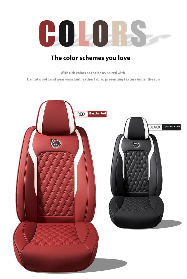 Five-seat car seat covers, Trendy Collection, stylish, durable, universal fit for most vehicles