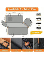 Pet car mats, rear seat mats, dog car seat mats. Suitable for various vehicle models. Waterproof and stain-resistant mats