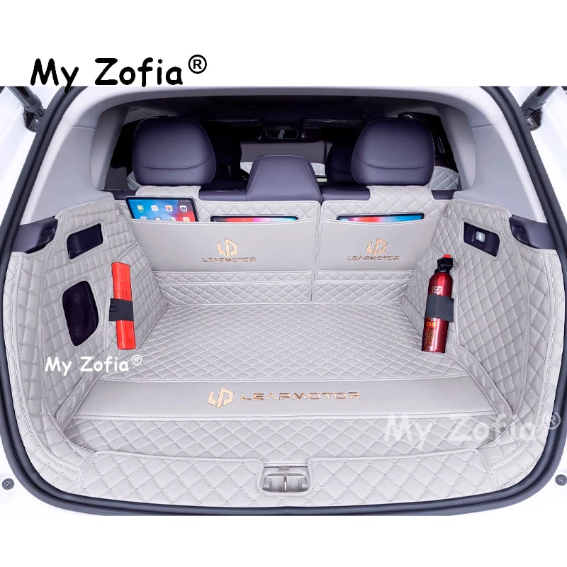 For LEAPMOTOR B10 2025 2026 Car Trunk Mat Pad leather Waterproof Car Rear Trunk Mat Boot Mat Interior Protective Accessories