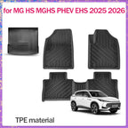 Car Floor Mat for MG HS MGHS PHEV EHS Hybrid 2024~2026 TPE Foot Interior Liner Waterproof Trunk Pad Carpet Custom Rug Accessorie