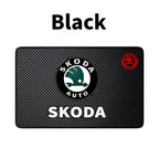 Car Anti-Slip Mat Pad Rubber Mobile Sticky Dashboard Mat For Skoda Octavia Fabia Superb Kamiq Kodiak Yeti Karoq Octavia RS