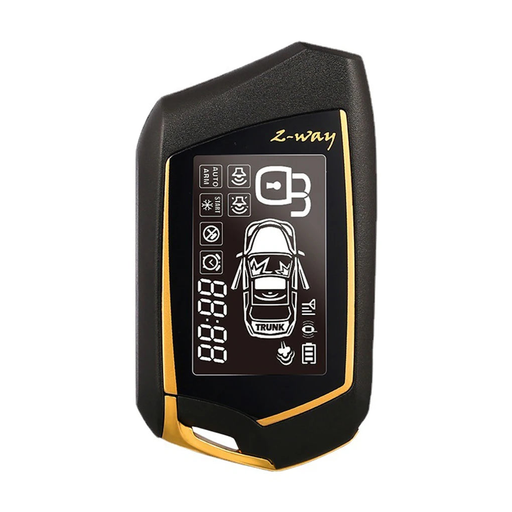 Universal Car Alarm Auto Start Stop System Remote Control Engine Ignition Autostart Kit Keyless Push Start System Car Accessory