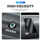 Car Anti-Slip Mat Pad Rubber Mobile Sticky Dashboard Mat For Skoda Octavia Fabia Superb Kamiq Kodiak Yeti Karoq Octavia RS