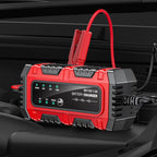 Motorcycle Charger for Battery 6V/12V Auto Charging Maintainer Trickle Charger for Car Battery for Boat RV Truck Lawn Mower Golf