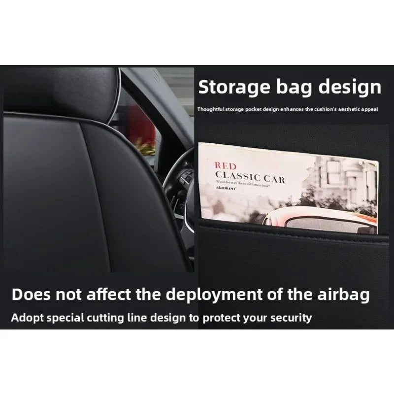 Full Coverage Pu Leather Car Seat Covers for Dacia Duster Sandero Renault Clio Fiat Panda Lancia Seat Arona Cors Car Accessories