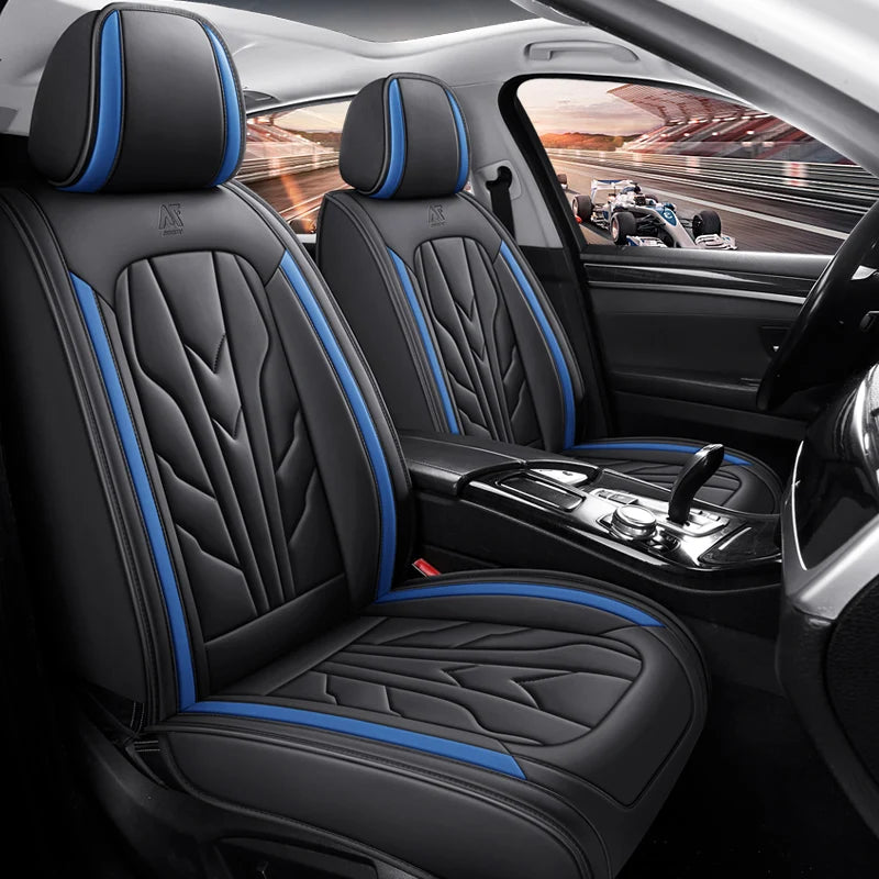 Full Coverage Pu Leather Car Seat Covers for AUDI Q5 Q2 Q3 Q6 Q7 Q8 S1 S4 S5 S6 SQ5 RS3 RS4 RS5 RS6 TT Car Accessories