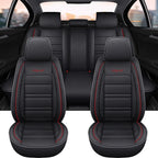 Full Coverage Pu Leather Car Seat Covers for Dacia Duster Sandero Renault Clio Fiat Panda Lancia Seat Arona Cors Car Accessories