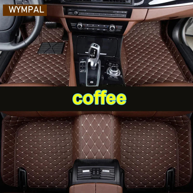Custom Automotive Car Floor Mats For Audi A5 Sportback 2010 2011 2012 2013 Auto Luxury Leather Men Women Car Mats Full Coverage